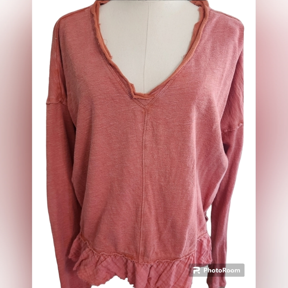Anthropology Pilcro top